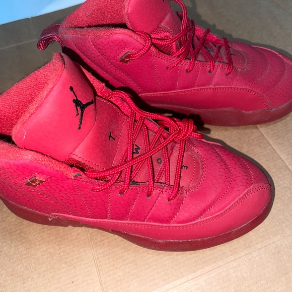 Air Jordan 12 Retro PS 'Gym Red' - All Red - Picture 8 of 9